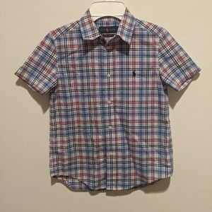 Plaid Dress Shirt for Boys